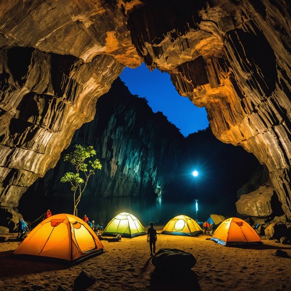 Comment organiser un camping pour une expédition de spéléologie dans les grottes du Vietnam?