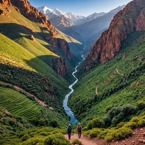 Quels sont les meilleurs itinéraires pour une randonnée dans les montagnes de l'Atlas au Maroc?
